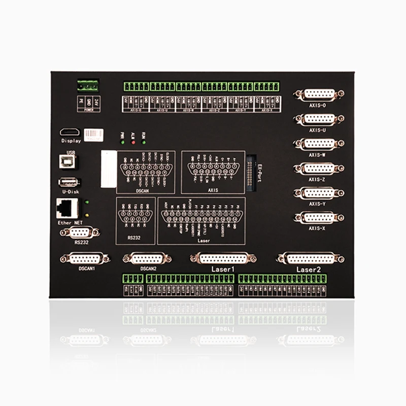 DMS716 Scian Comhtháite Die-Galvo Laser Laser agus Bord Rialaithe Greanadh le haghaidh Neamh-Meabhrach